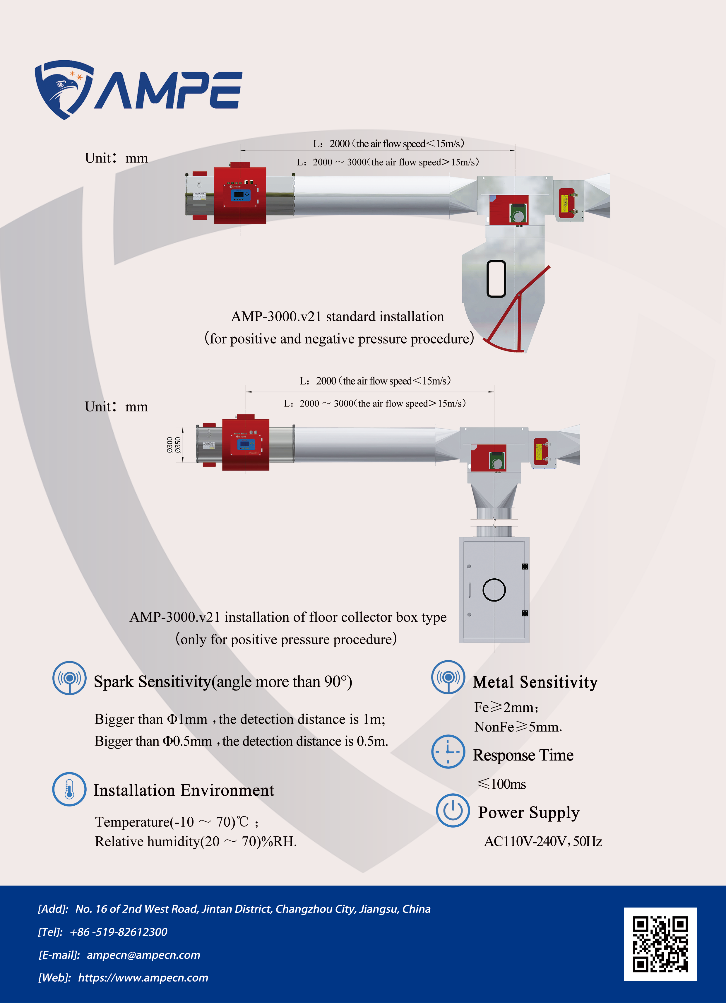 AMP-3000.v21 Metal &Spark&Heavy Matter Diverter